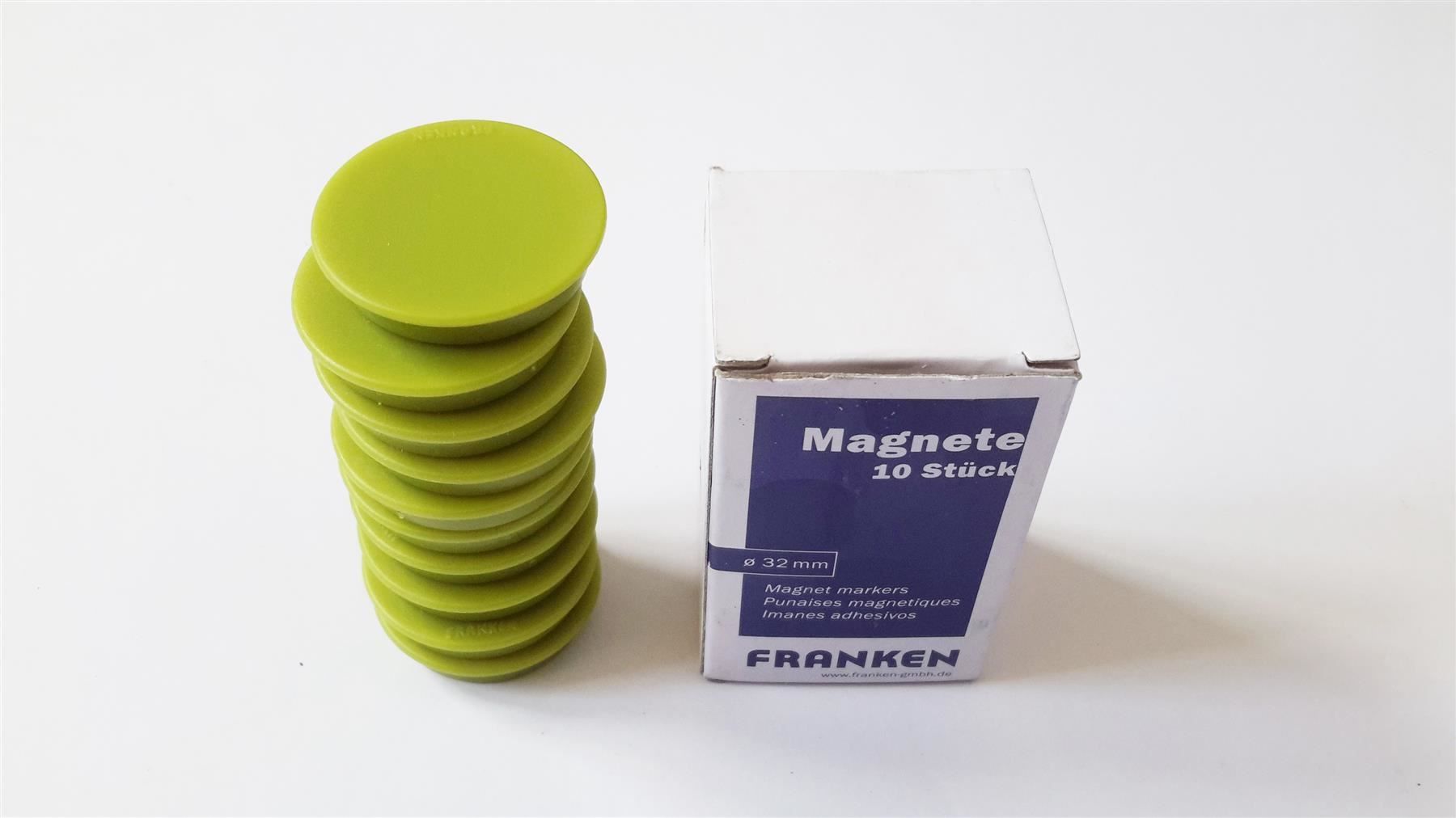Calamite: Magnete 10 Stück, 32 mm, hellgrün – Nuovo e nell'imballaggio originale da St. Gallen venduto da cointec 5