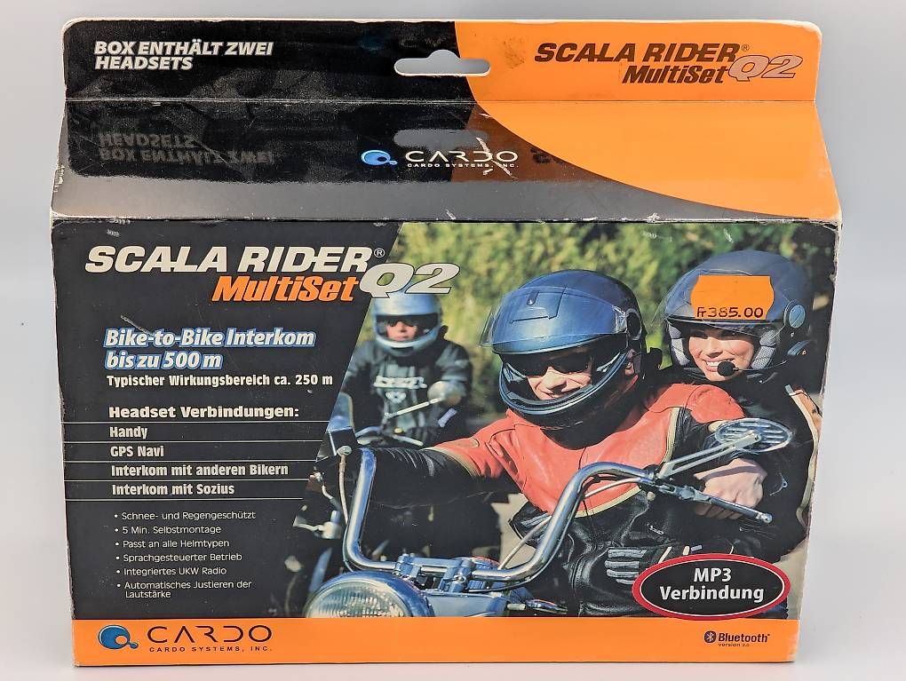 Caschi & visiere: Intercom Moto Cardo Scala Rider Q2 Multiset – Usato da Torny le Grand venduto da cla_w6np