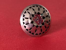Silberring farbiger Schirm (57)