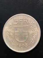 5 Schweizer Franken Silber 1965