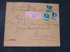 Siegel - Wertbrief nach Luzern