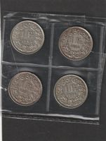 4 x 1 Franken (diverse Jahrgänge)