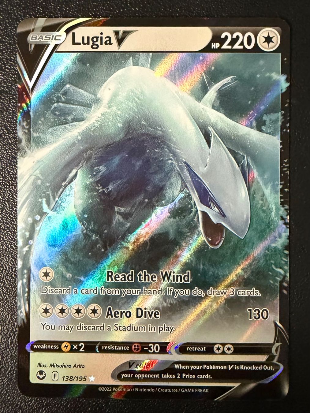 Pokémon Carte collezionabili: Lugia V #138 – Nuovo (secondo la descrizione) da Niedergösgen venduto da SwissPokeCards