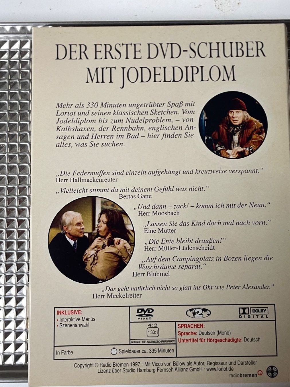 Tous les DVDs: Loriot - Sein grosses Sketch Archiv 4x – D'occasion à Muri b. Bern par AdidasCollector 3