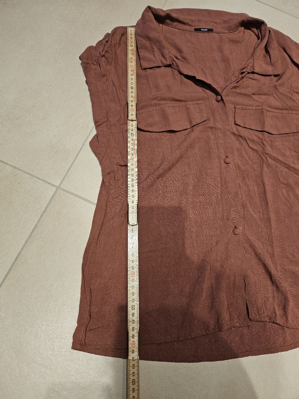 Tezenis Blusen: Bluse Tezenis dunkles mauve – Gebraucht aus Allschwil von na.wi.90 3