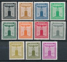 Deutsches Reich Dienstmarken Mi. 144 - 154 **