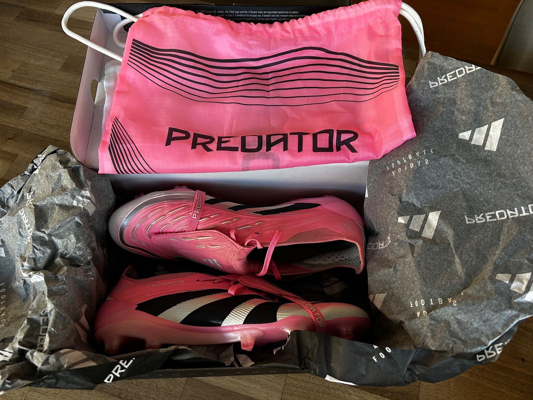 Adidas Predator Elite FT FG Beckham Icon Rosa Gr. 9 (Gebraucht) in ...