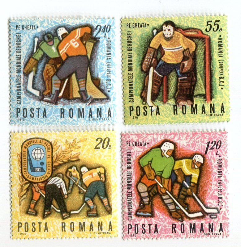 Alle Briefmarken: Briefmarken "Eishockey". Rumänien. – Neu und originalverpackt aus Basel von Butsch5