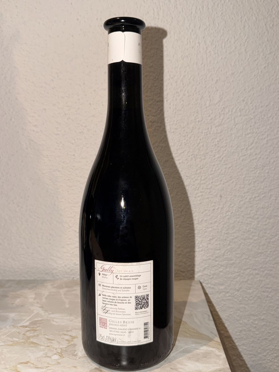 Vino: Vin rouge Gally Valais AOC 2021 – Nuovo e nell'imballaggio originale da Grenchen venduto da 24.07LD 1