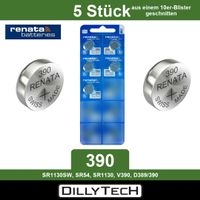 Renata 390 SR1130SW Knopfzellenbatterie - 5 Stk.
