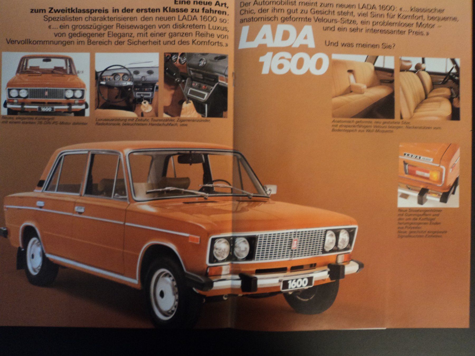 Lada Dokumente: Prospekt Lada 1300, 1600, Combi 1500 1979 – Gebraucht aus Schwarzenburg von modelCARama 1