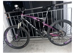 Mountainbike Scott Fully 4.7 schwarz lila