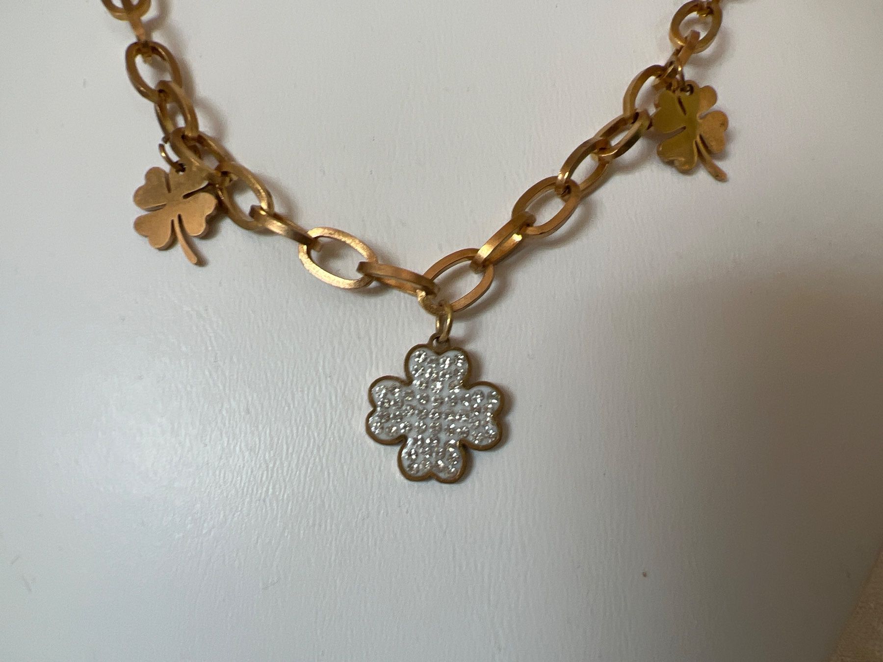 Ketten: Schöne Kette mit Kleeblatt Steel – Neu und originalverpackt aus Seon von Sunny-Schmuck78 1
