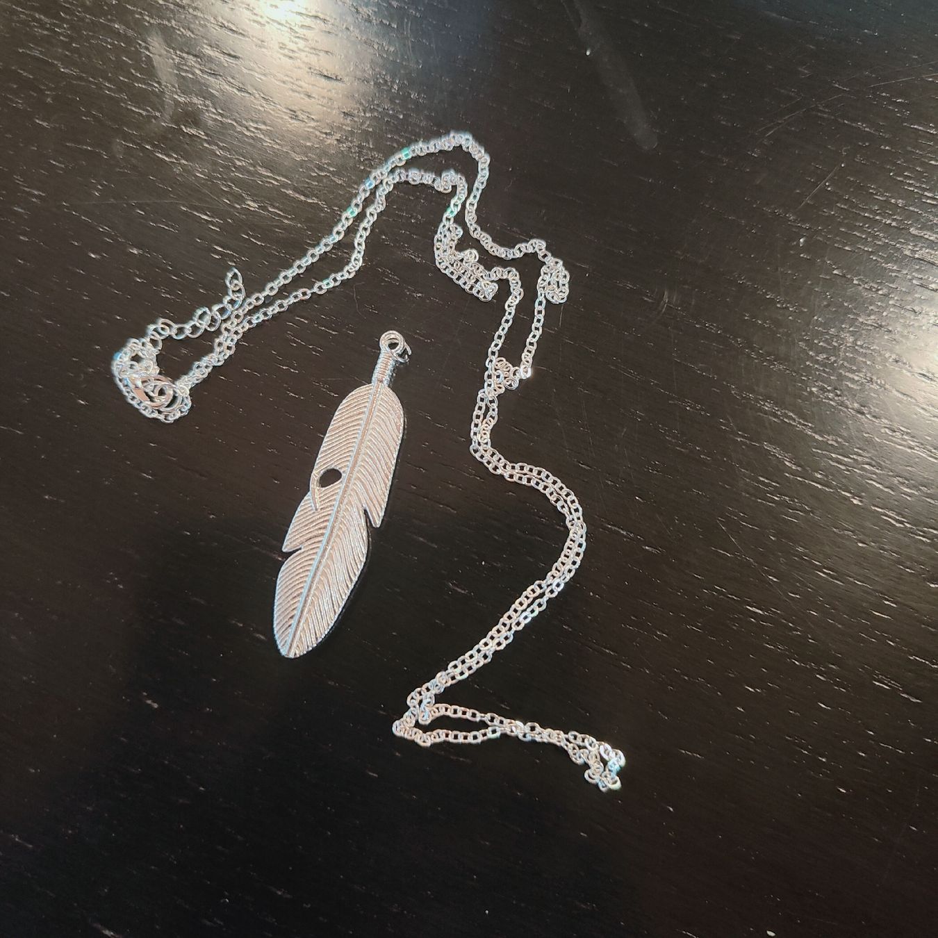 Ciondoli: Modeschmuck, Feder, Halskette – Usato da Seon venduto da Rambo811