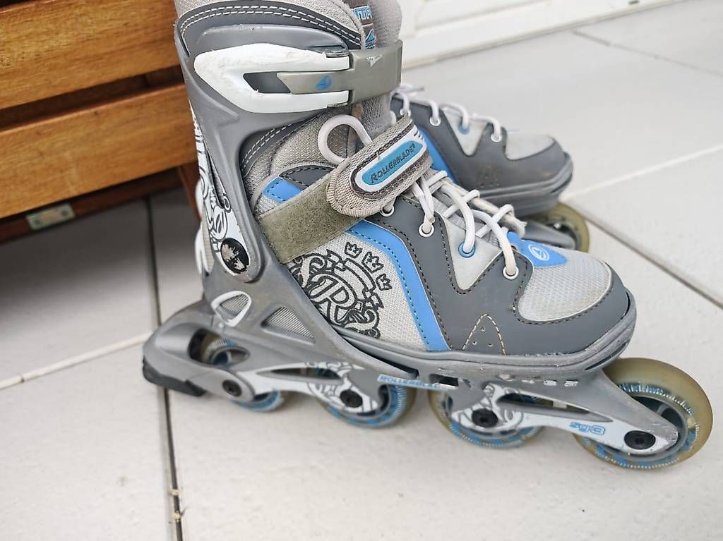 Inline-Skating & Rollschuhe: Rollers évolutifs Rollerblade  Taille ajustable 33-35.5 – Gebraucht aus Saxon von 363_tl2c 4