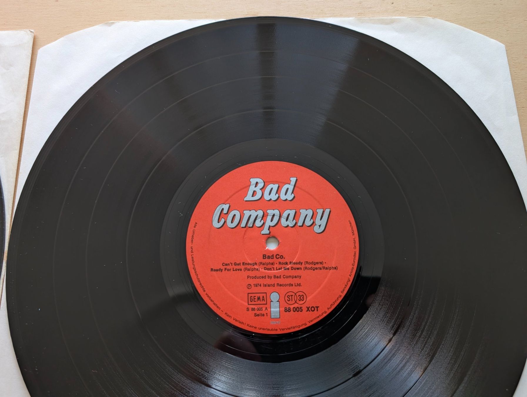 Vinyles: Bad Company  3x – D'occasion à Ebikon par soundundvielfalt 3