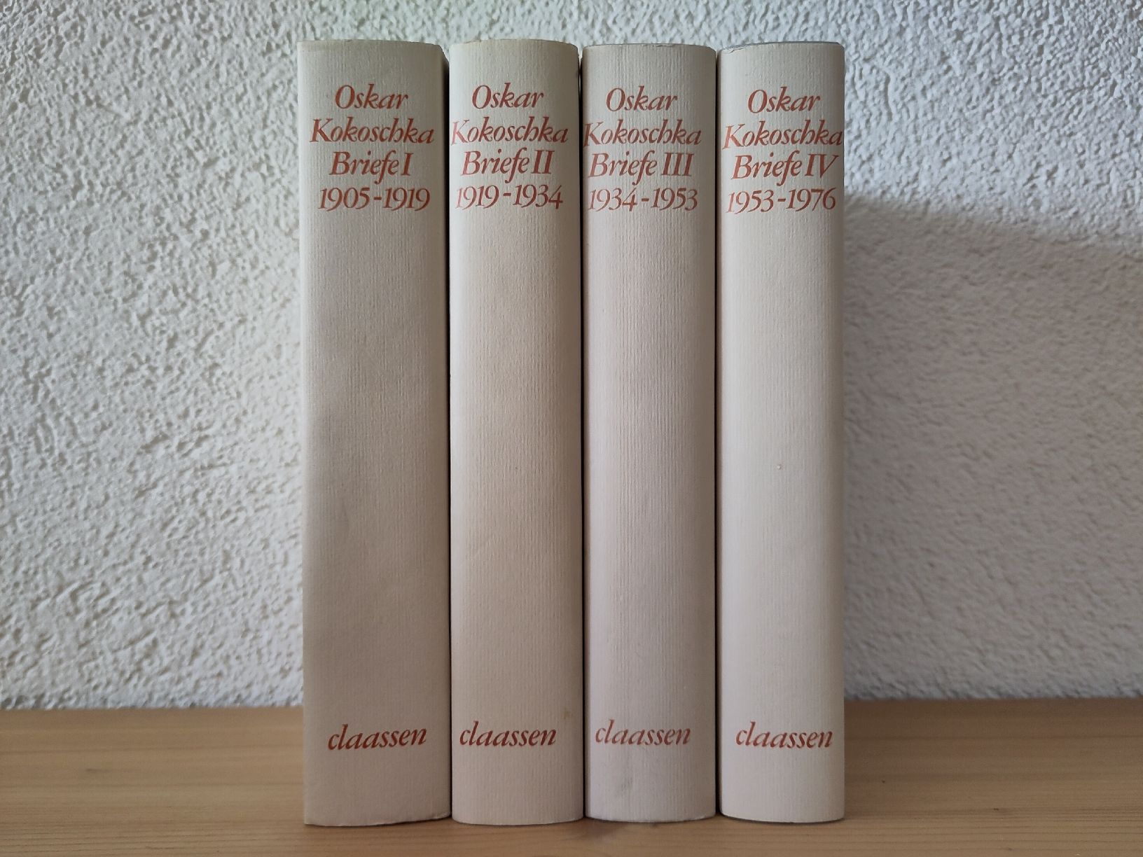 Libri: Oskar Kokoschka "Briefe", vier Bänder – Usato da Neuchâtel venduto da div_5c6j 1