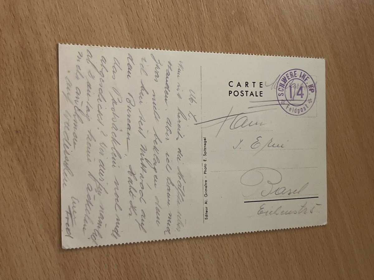 Cartoline postali: Alte Ansichtskarte von Tramelan BE, beschrieben. Feldpost  – Usato da Hinwil venduto da Chuan2 1