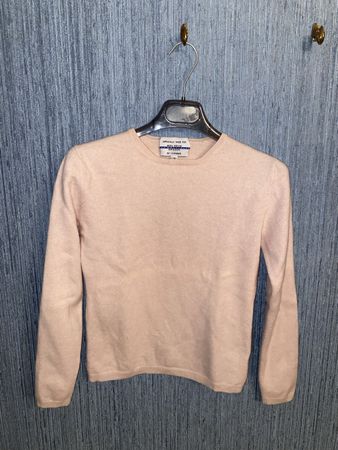 Bon Genie Grieder - Pull en cachemire rose, taille XS