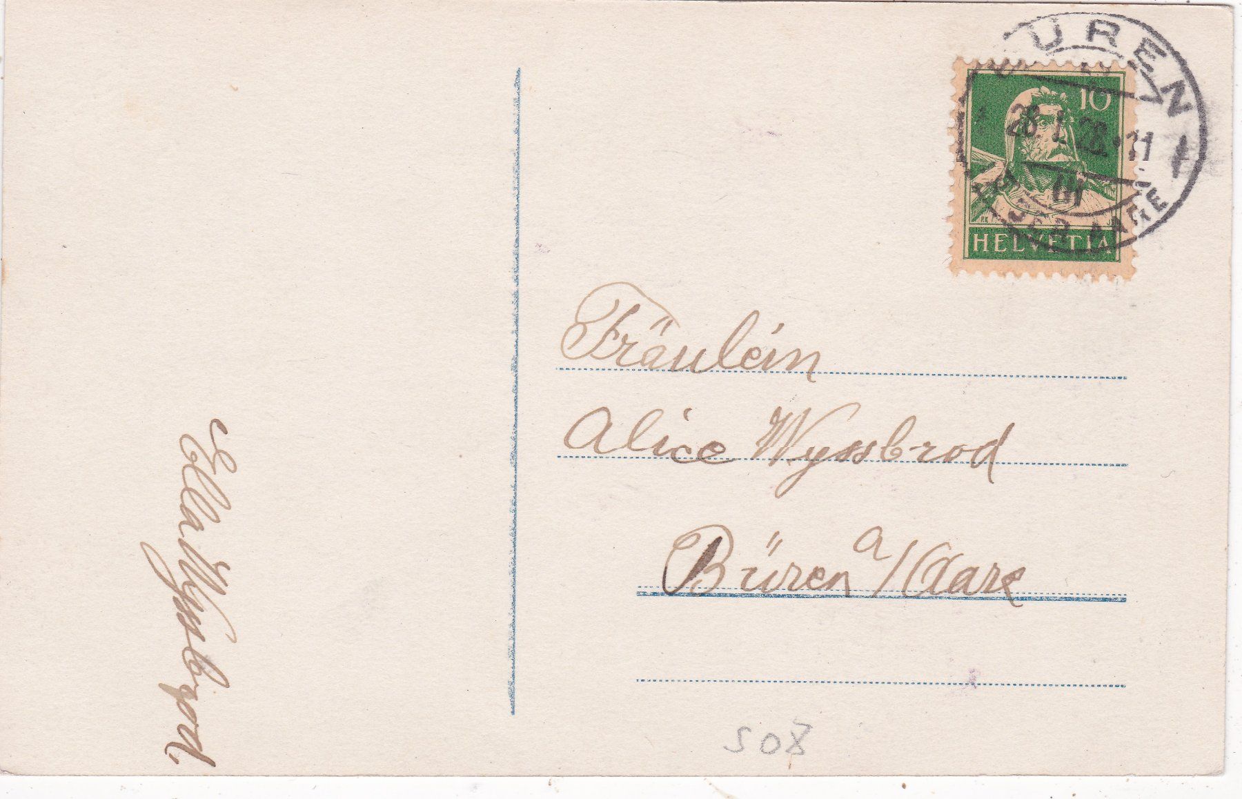 Cartes postales: Kitsch Kind Blumen Geburtstag 1928 – D'occasion à Herisau par Lisegrat2008 1