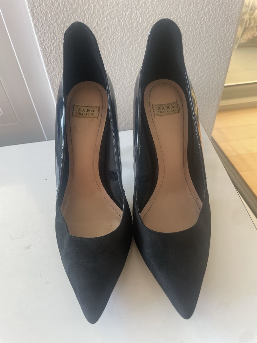 Scarpe da donna: Zara High Heels Lackleder Gr. 36 schwarz – Nuovo (secondo la descrizione) da Winterthur venduto da Lili3435