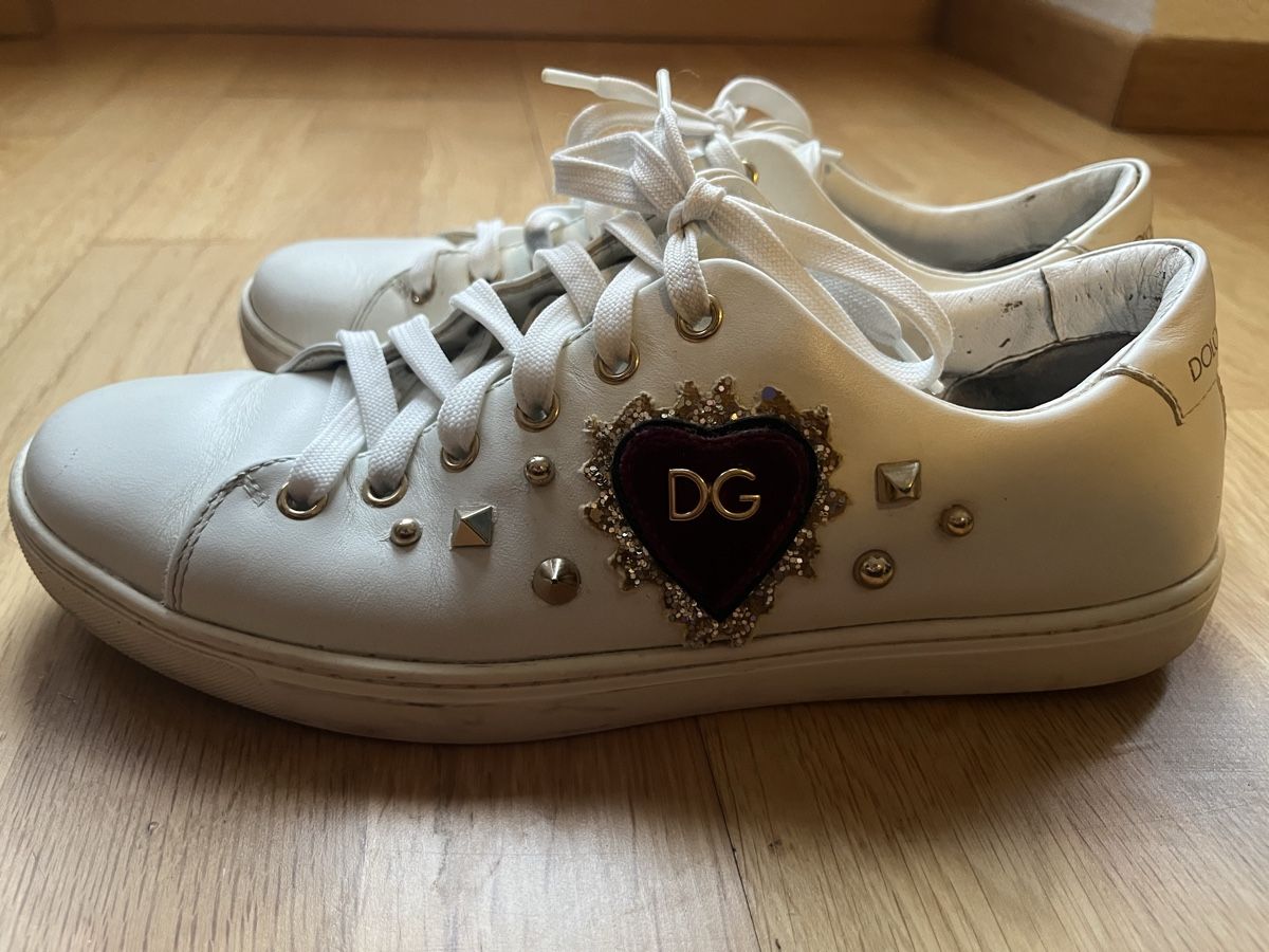 Dolce & Gabbana Scarpe da donna: D&G Leder Sneakers – Usato da Zürich venduto da laribuechel 1