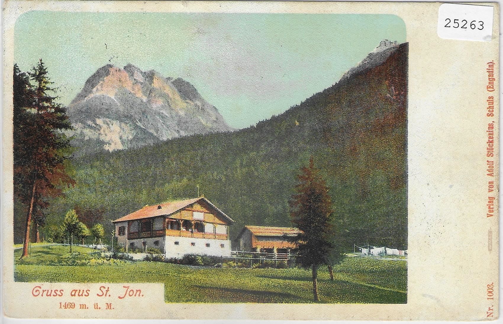 Cartoline postali: Gruss aus St. Jon – Antico da Ettingen venduto da Kartenplanet