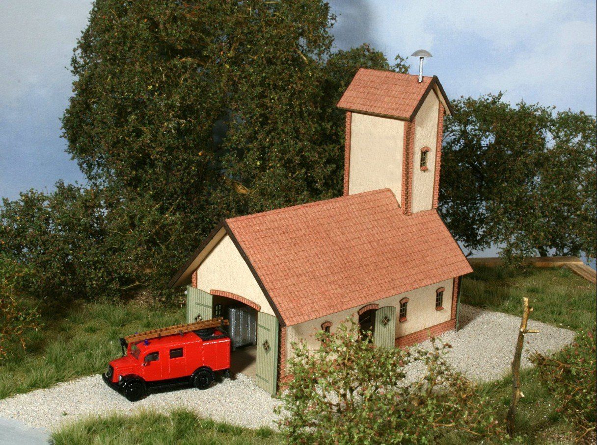 Modellini di ferrovie: Modellbahn Union N-H00045 Spritzenhaus – Nuovo e nell'imballaggio originale da Neukirch an der Thur venduto da MoBa-Artikel