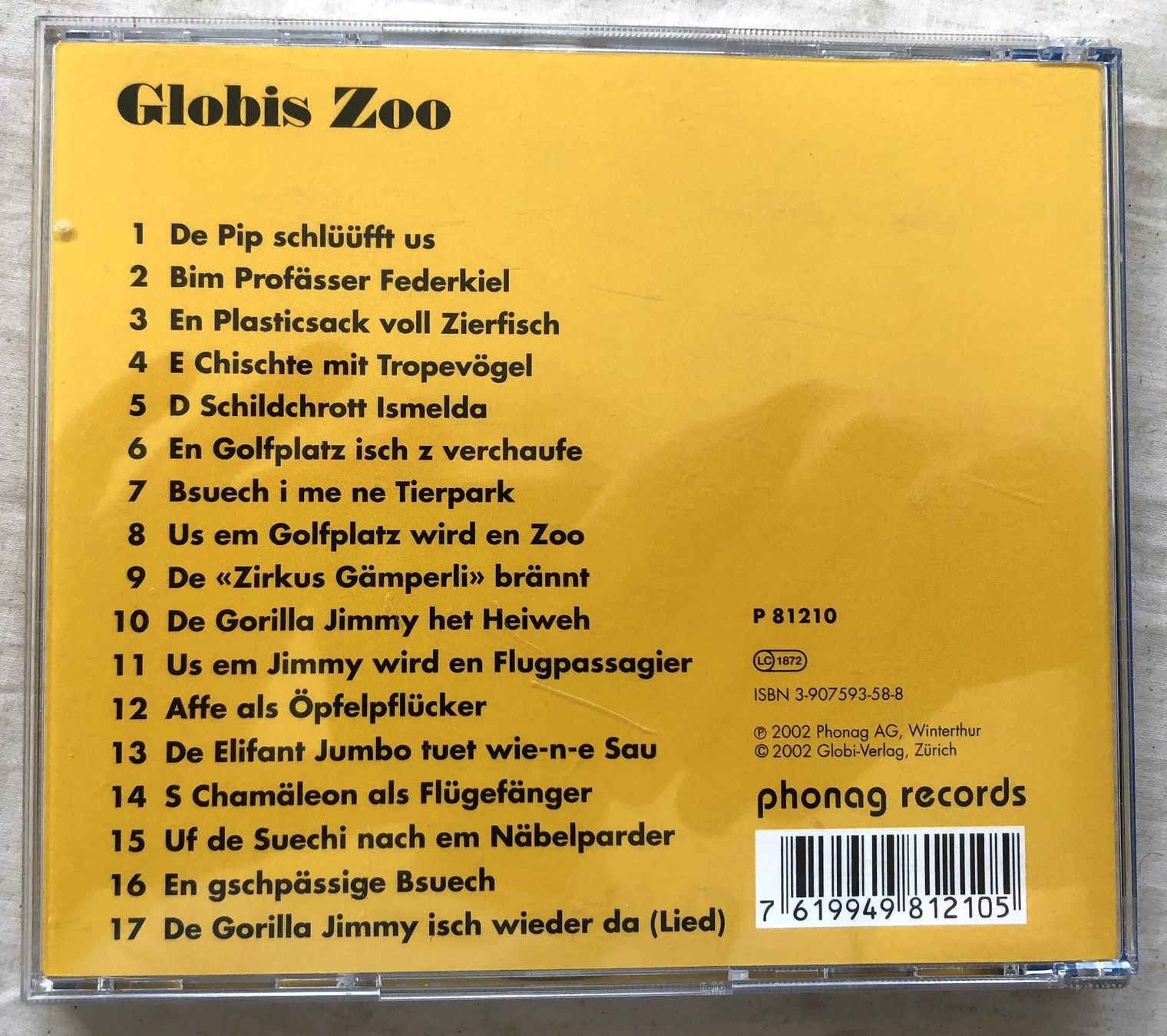 CD: Globis Zoo - Dialekt - Hörspiel - CD – Usato da Schaffhausen venduto da durruti 2