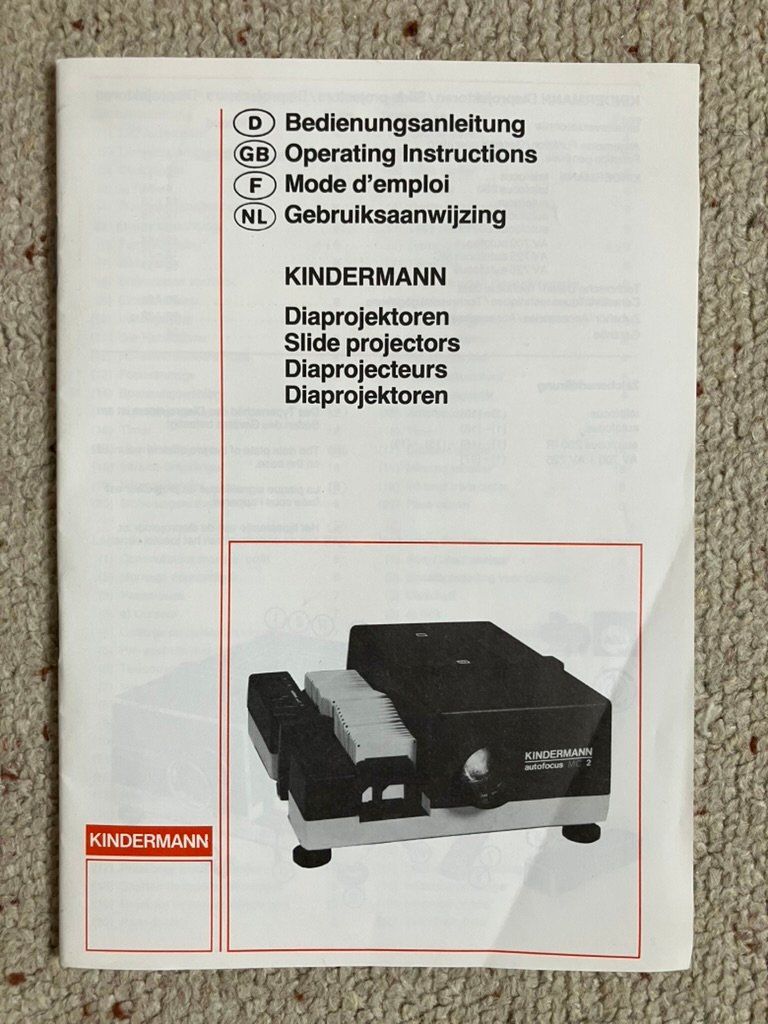 Heimkino: Kindermann Diaprojektor mit Autofokus und Timer – Gebraucht aus Elsau von fido2009 1