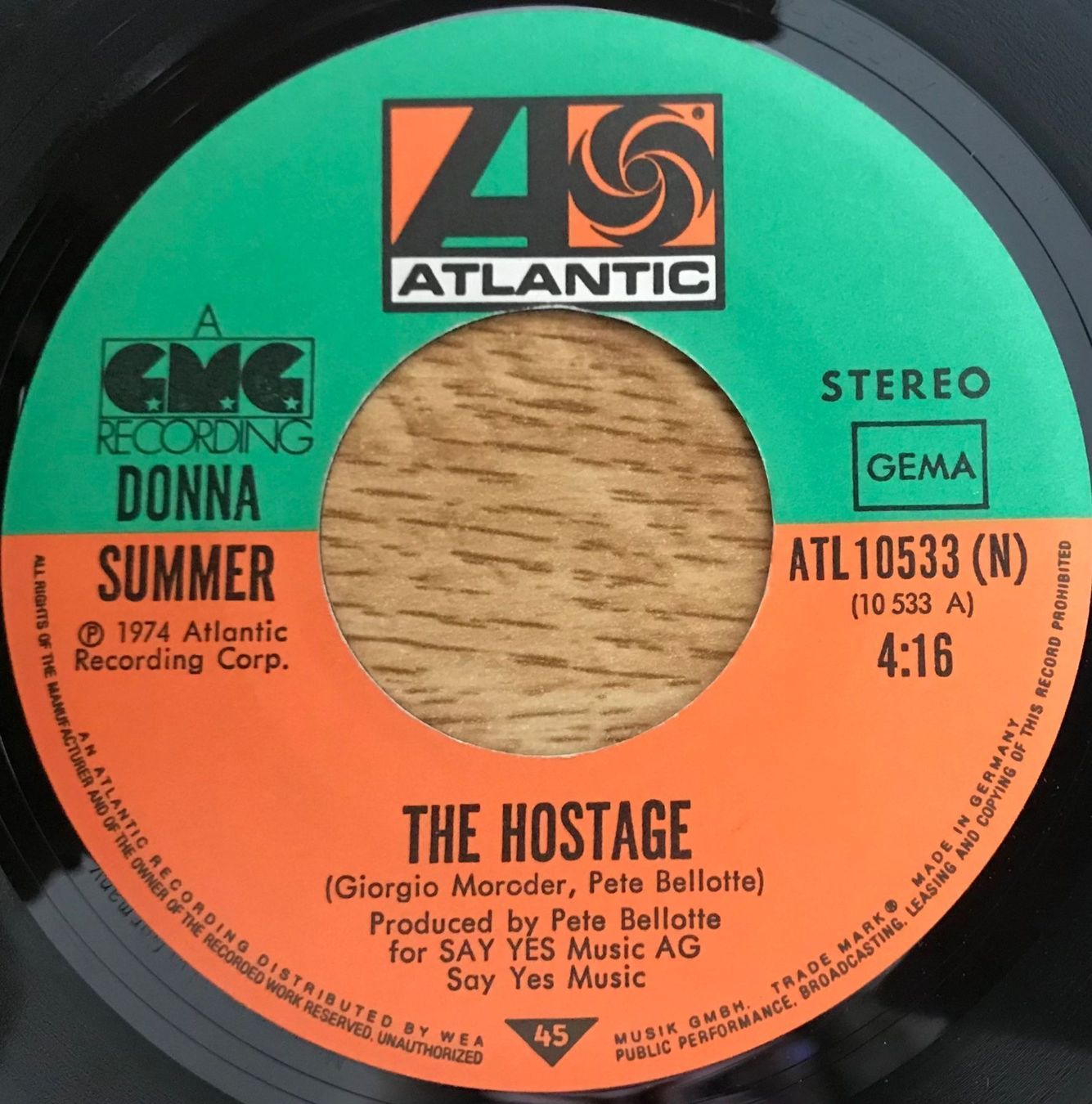 Schallplatten: DONNA SUMMER - THE HOSTAGE – Gebraucht aus Bussigny von vinyl-pas-cher 2