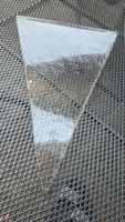 Glas Hergiswil Glasobjekt Dreieck handgefertigt neuwertig