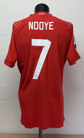Schweiz U21 EURO 2023 – Dan Ndoye #7 Matchworn Trikot