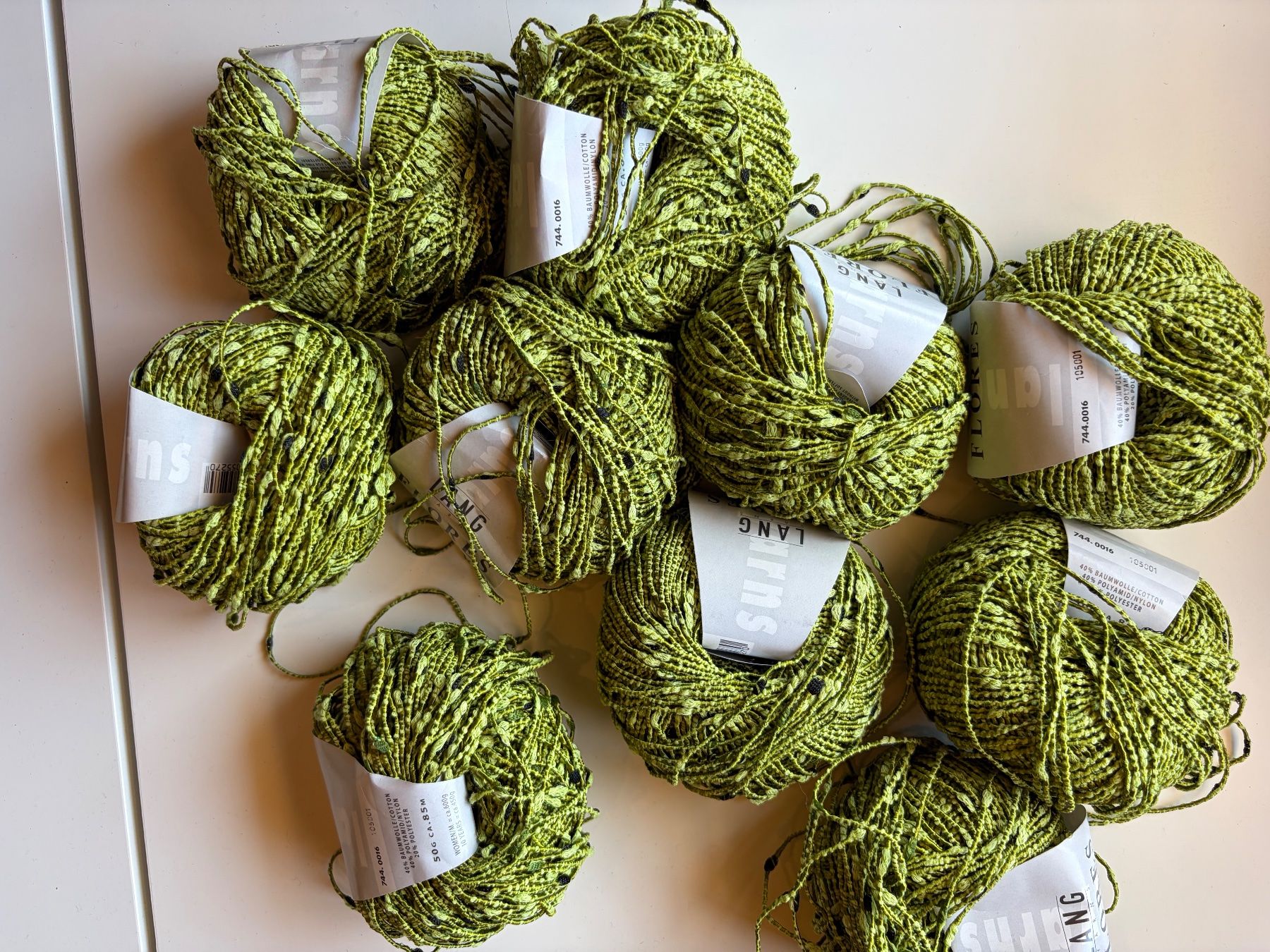 Lang Yarns Wolle: 10 Knäuel Flores Langyarns – Gebraucht aus Büsserach von bor_s88m