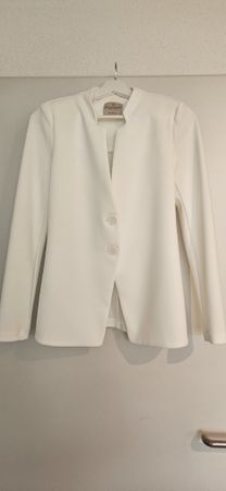 An Elegant Rinascimento Blazer, made in Italy, White, XS.