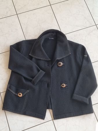 Saint James Wool Jacket - Stylish Classic Outfit!