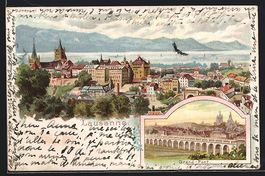 Litho Lausanne, Gesamtansicht, Grand-Pon
