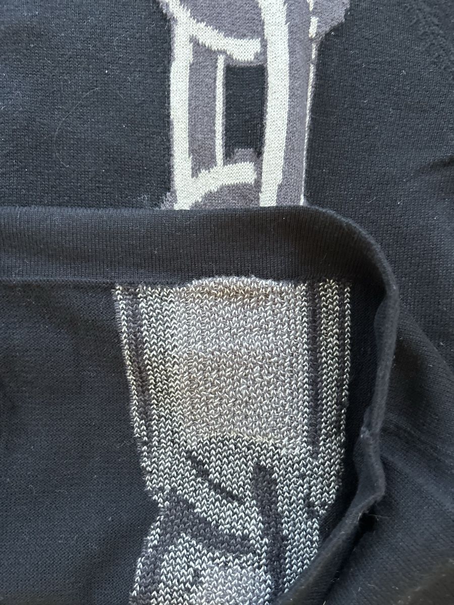 Camicie: HUF Strick Hemd schwarz Kettenmuster  – Nuovo (secondo la descrizione) da Luzern venduto da ameliemueller 4