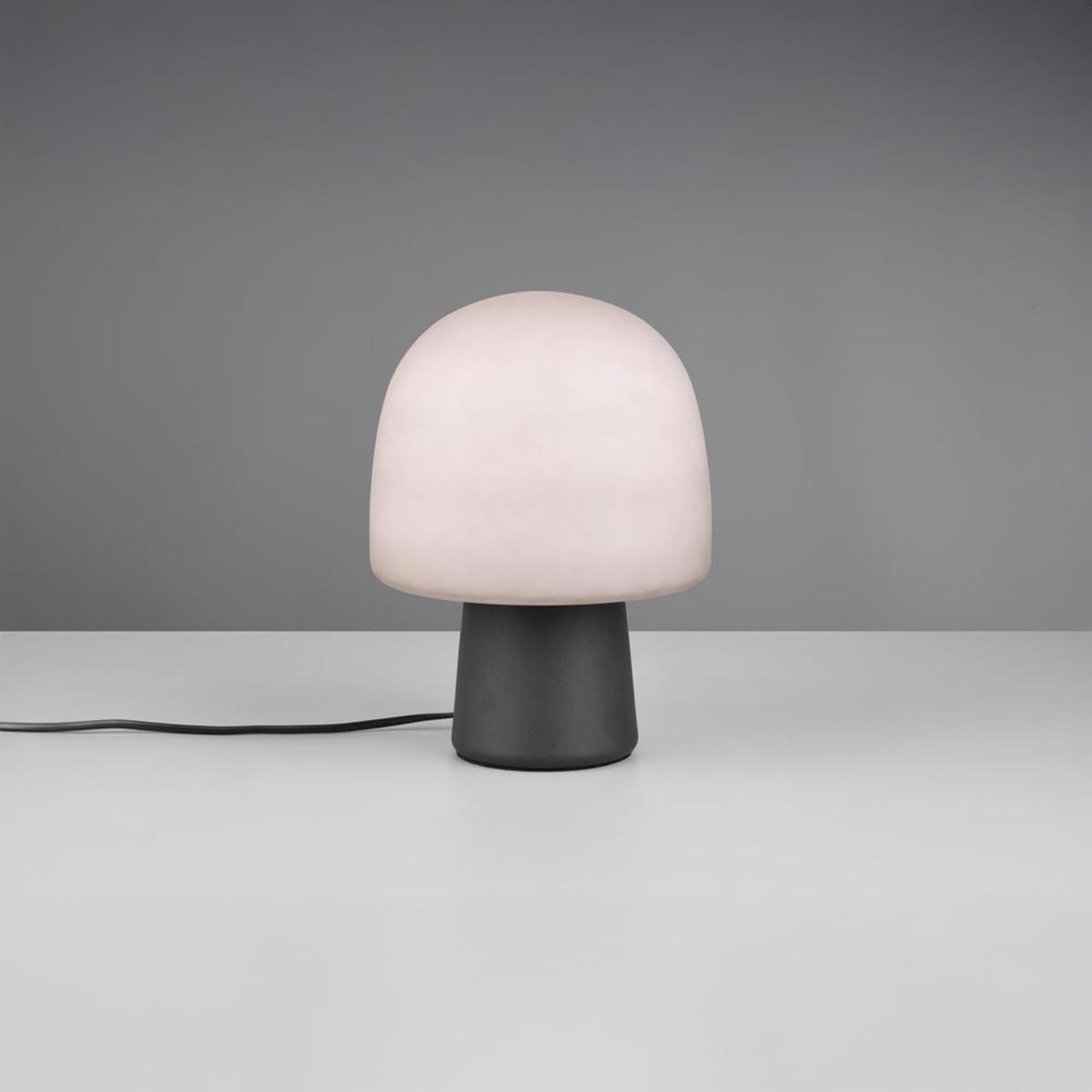 Lampen: Tischleuchte, Glas, Taupe, 27 cm Höhe – Neu (gemäss Beschreibung) aus Kreuzlingen von Smart-Light 6