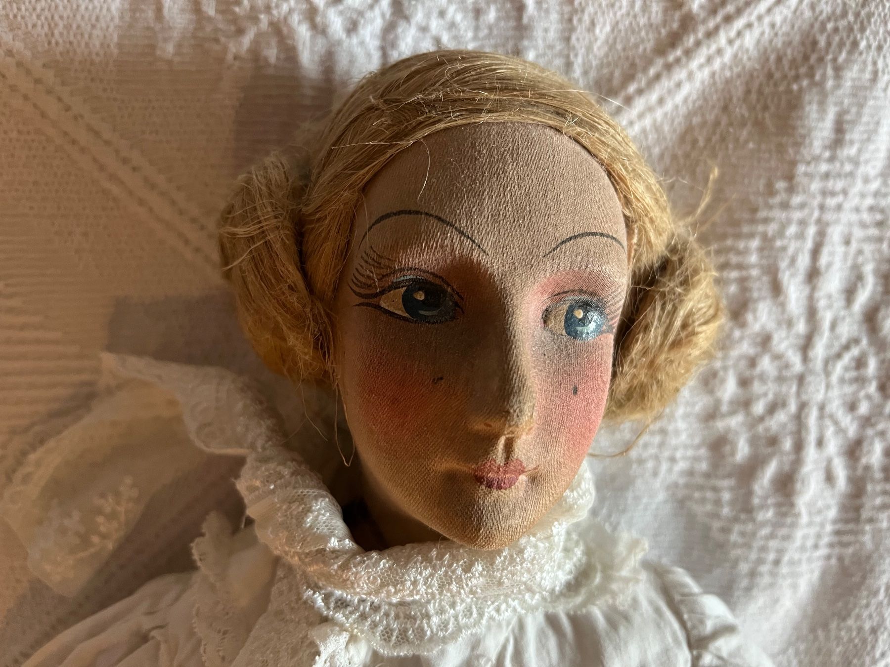 Bambole: Wunderschöne antike Boudoir-Puppe – Usato da Arboldswil venduto da Floehmi66 1
