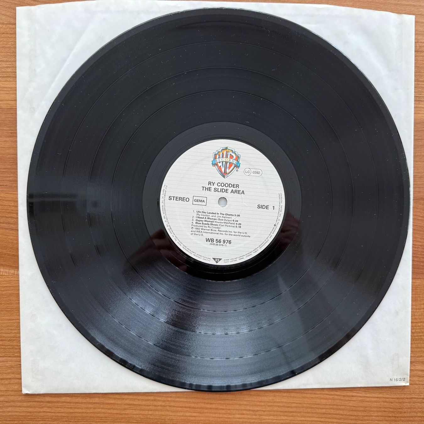 Dischi in vinile: RY COODER - THE SLIDE AREA – Usato da Zürich venduto da fehlton 2