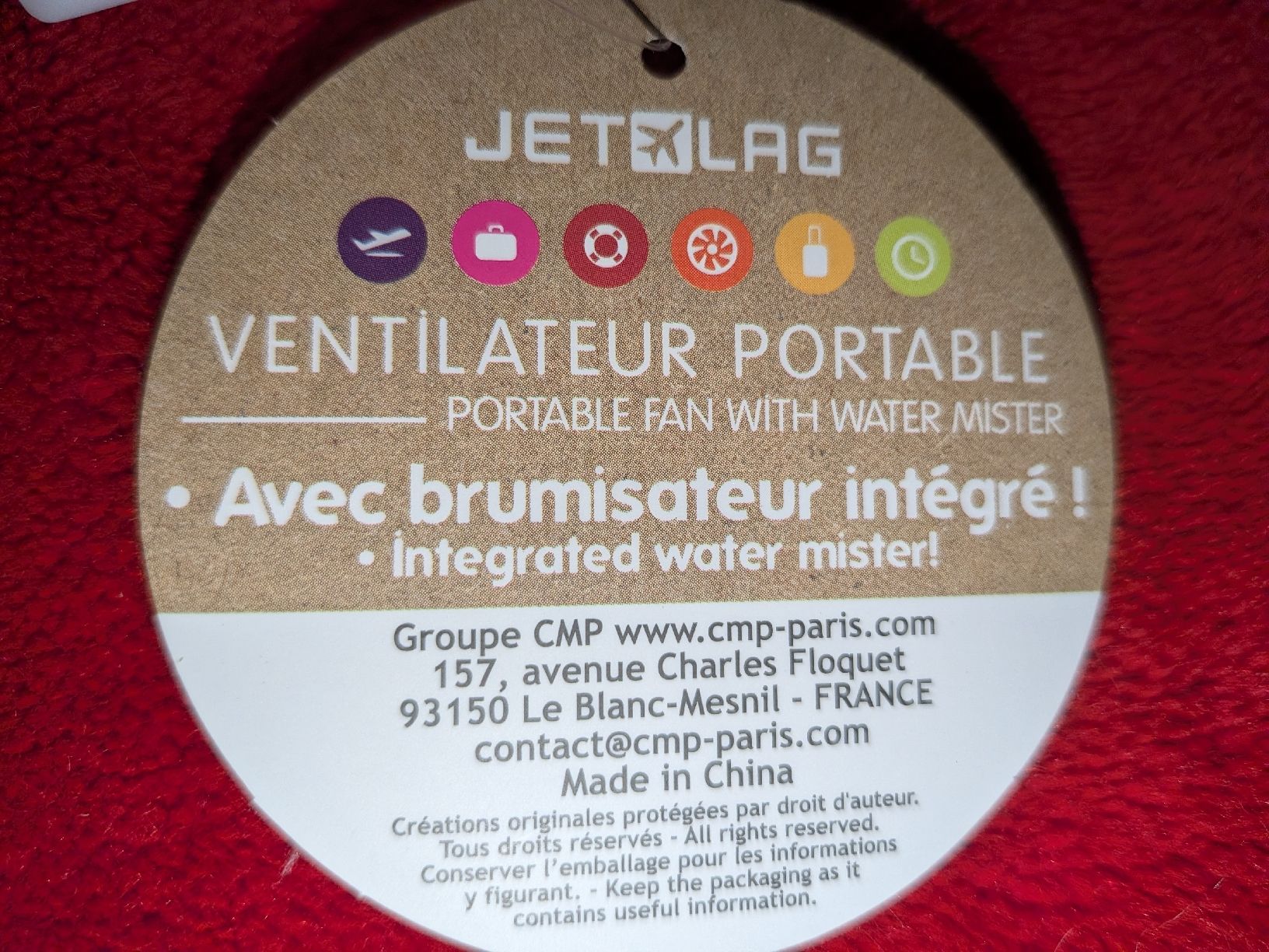 Ventilateurs: Kleiner Wassernebel Ventilator  – Neuf avec emballage d'origine à Oberuzwil par Hannimaus88 2