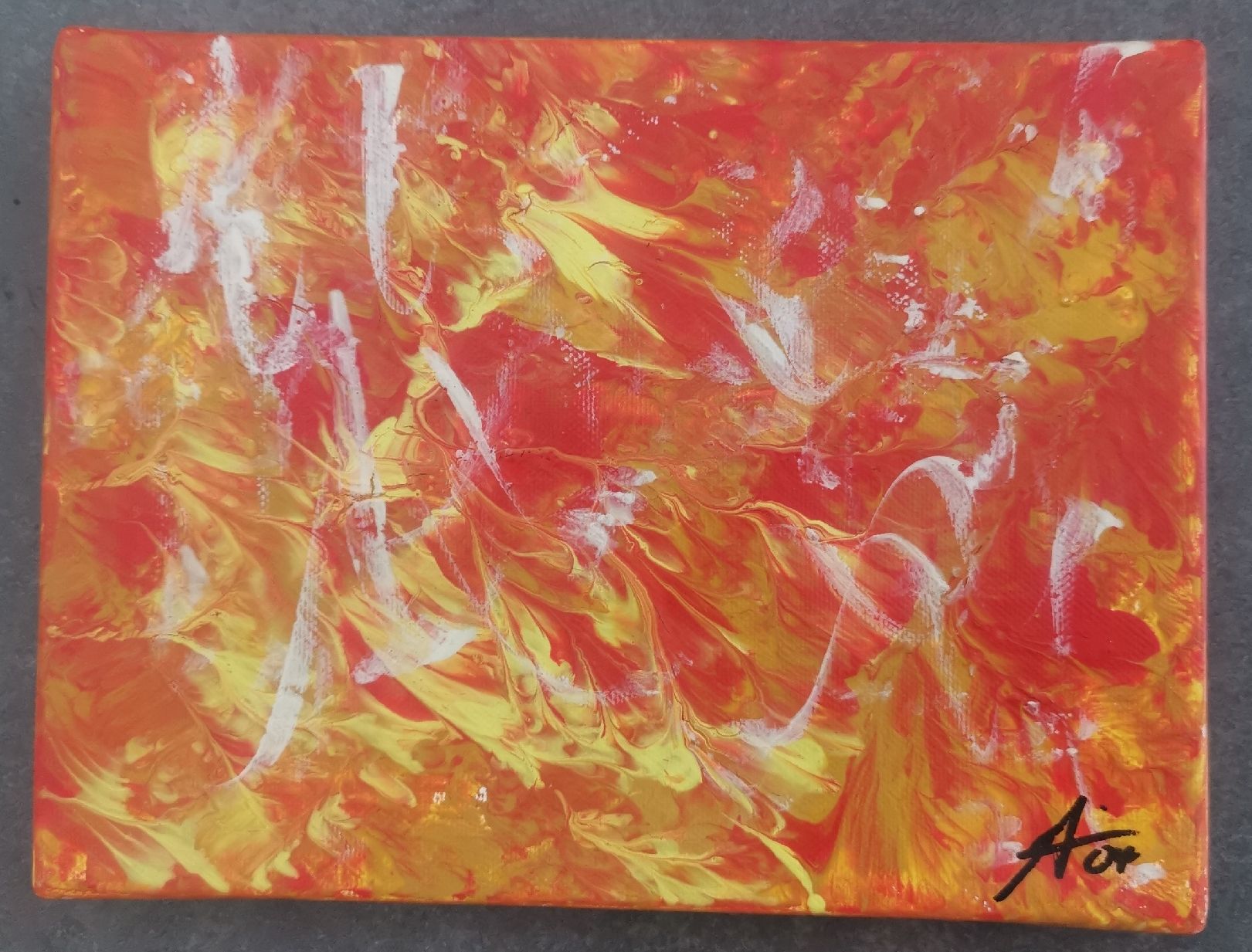 Foto & Immagini: Bild selbstgemalt auf Leinwand 18 x 24cm – Usato da Küssnacht am Rigi venduto da Gold_und_mehr
