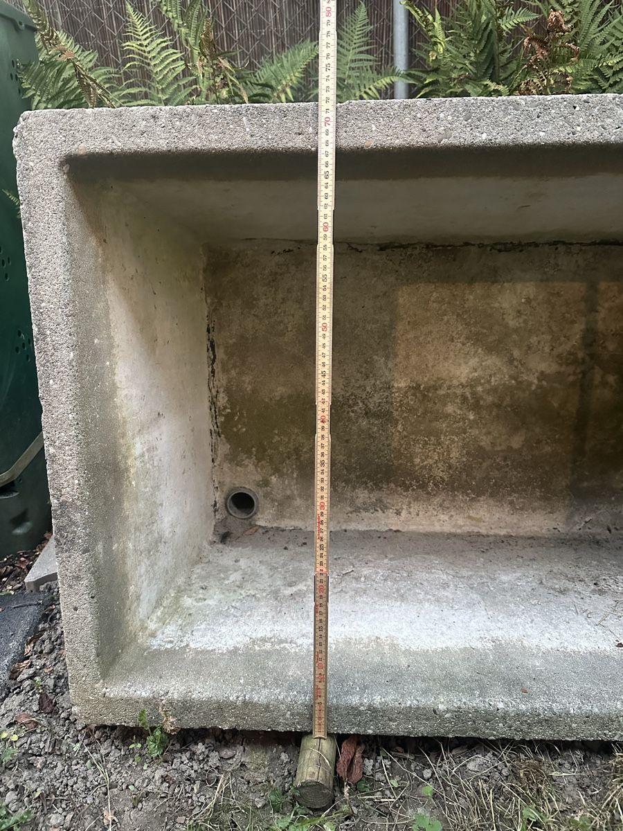 Stagni & Fontane ornamentali: Brunntrog Beton. 112x72x46cm – Usato da Gerlafingen venduto da Mapaho 2