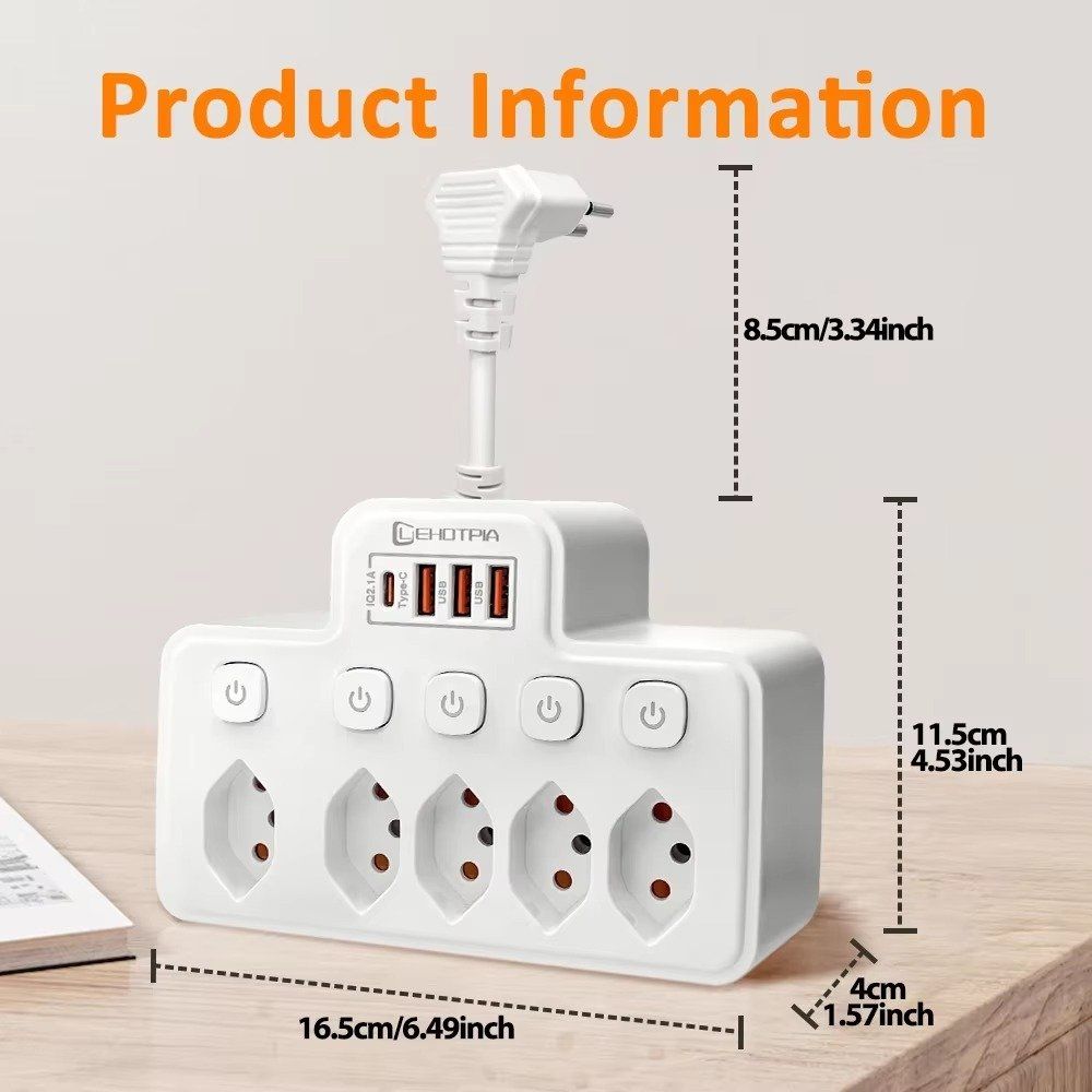 Unità & Adattatore: AC-Stecker-unabhängiger Schalter Multitap mit USB-Typ-C-Ansc – Nuovo e nell'imballaggio originale da Unterägeri venduto da RmOnline