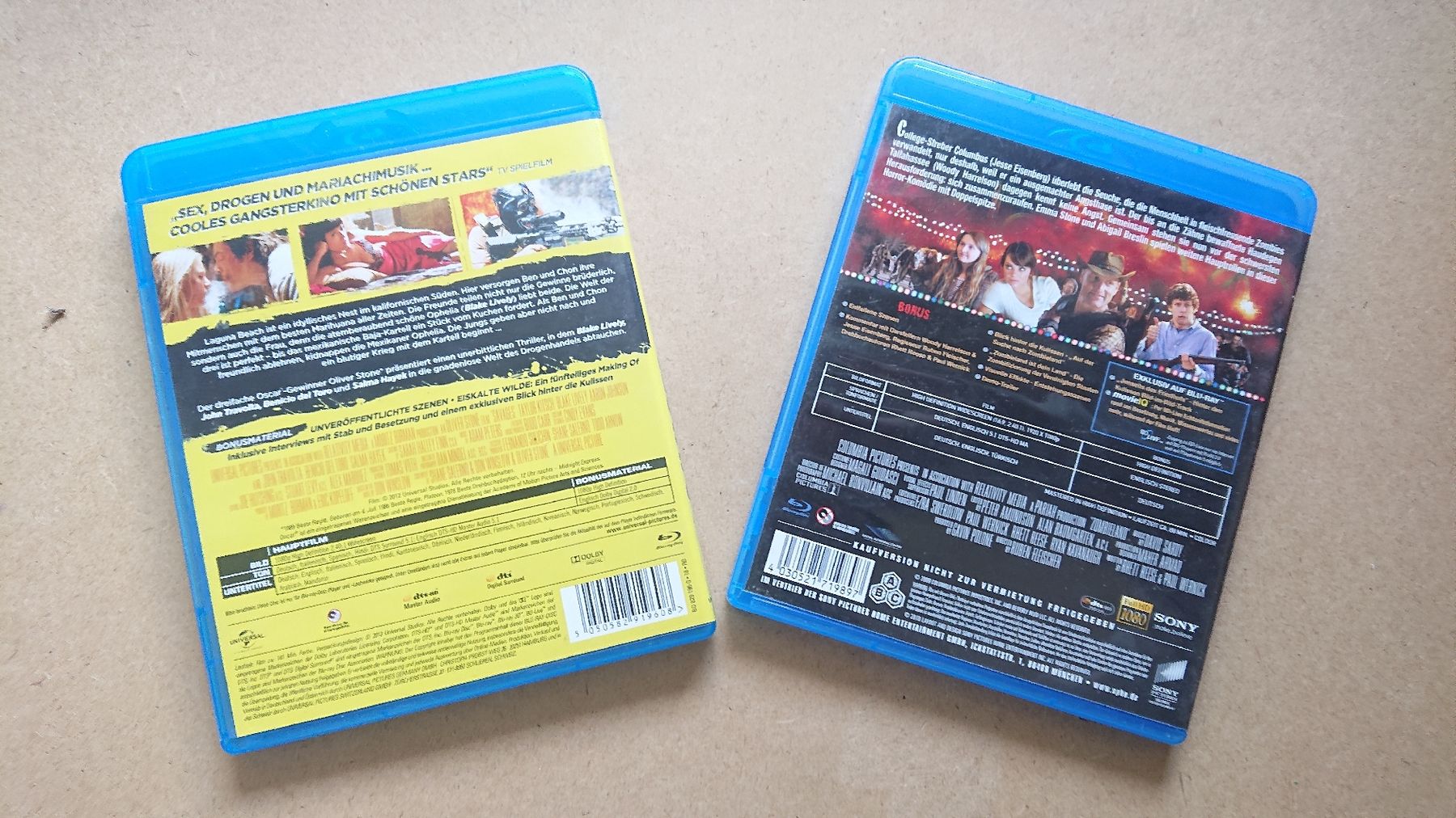Tutti i DVDs: Savages & Zombieland - Blu-ray – Usato da Chur venduto da FreakofRarity 1
