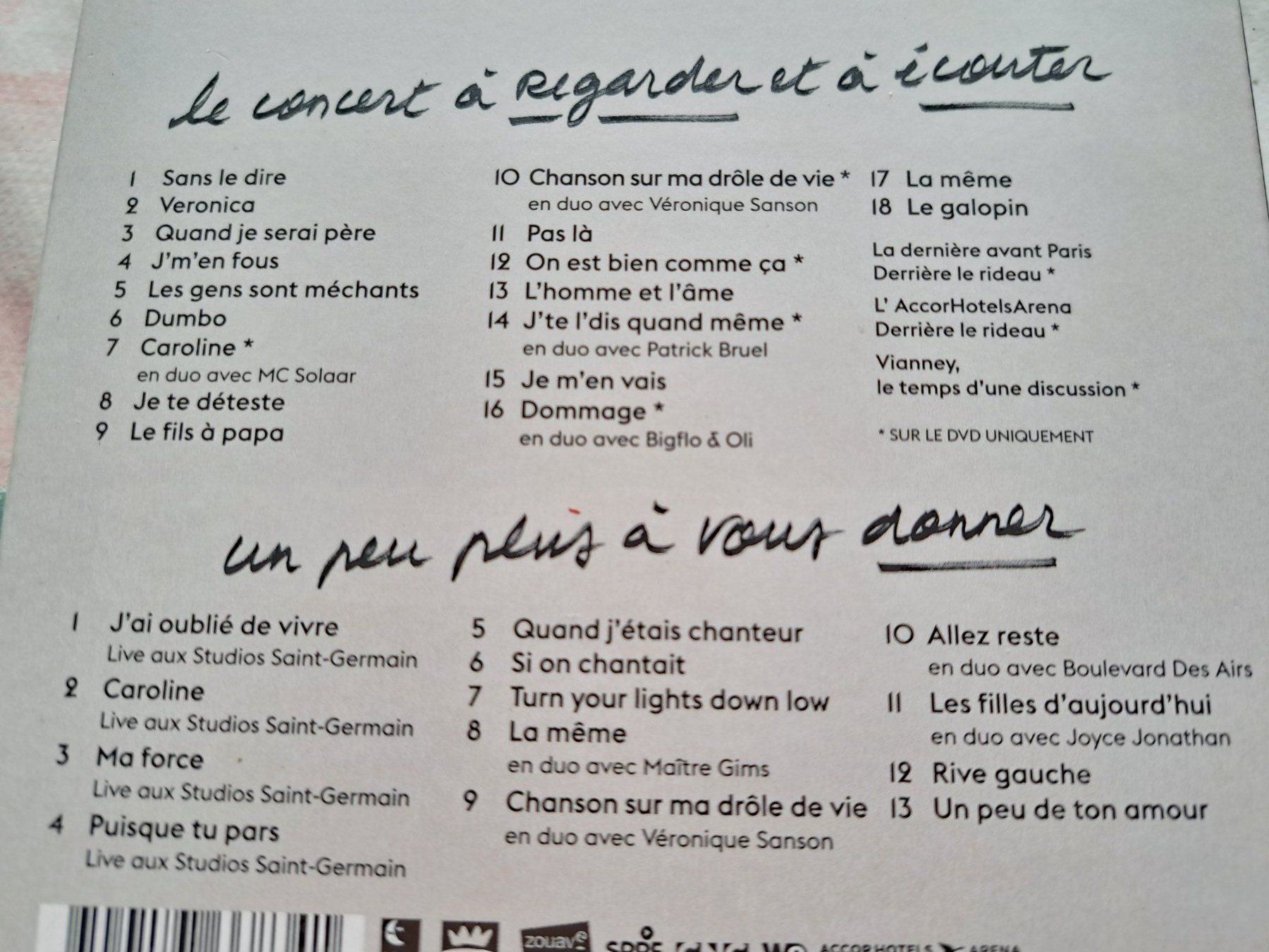 CDs: 2Cds + 1 DVD  Vianney - Live – Gebraucht aus Pully von bro_n52j 3