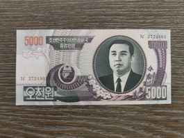Nordkorea 5'000 Won 2006, unc. !!!!!!!