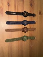 LOT 4 Armbanduhren Set Textilarmband verschiedene Farben neu