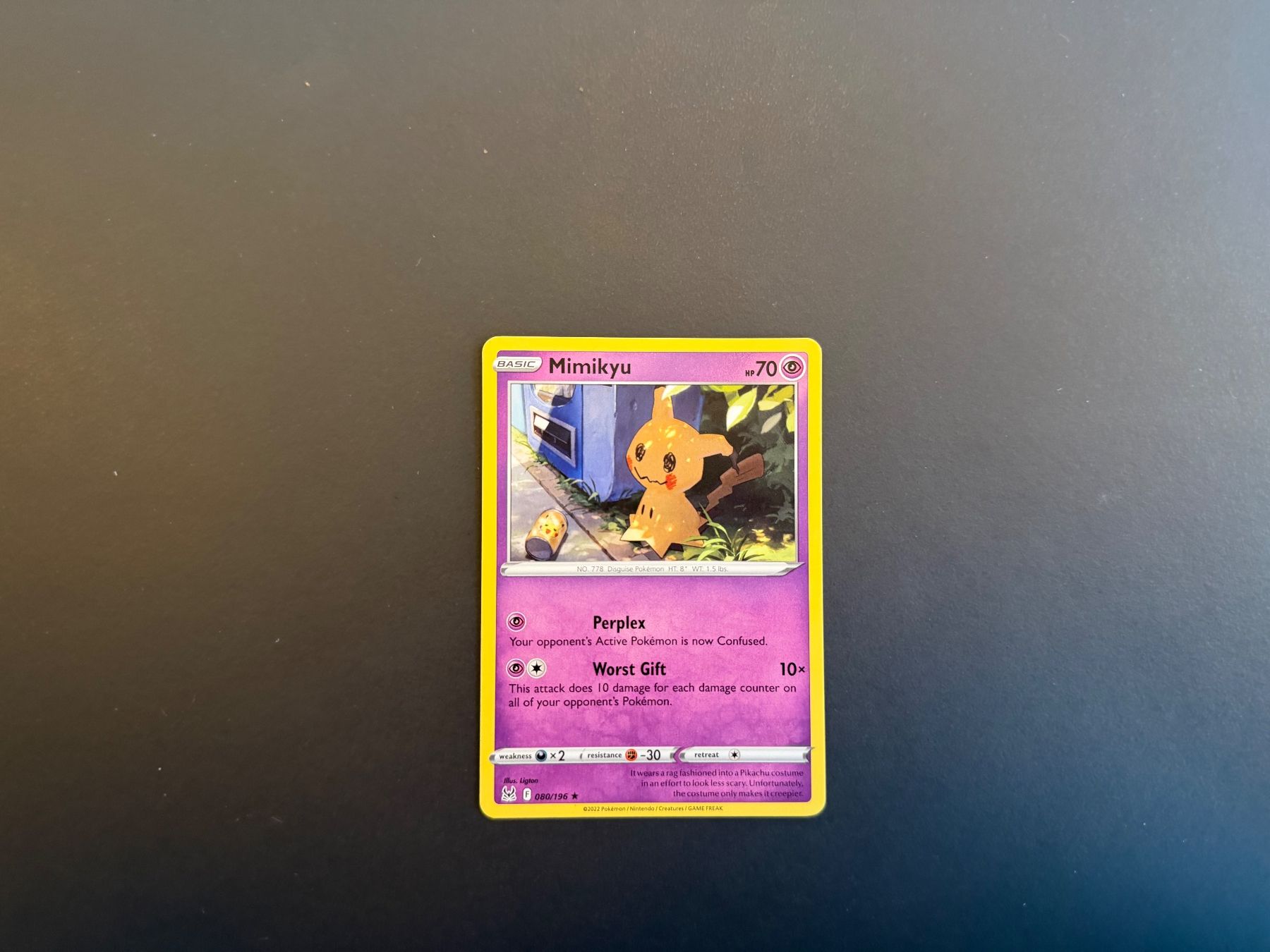 Pokémon Cartes à collectionner: Mimikyu 080/196 – D'occasion à Zürich par mountainwizard00